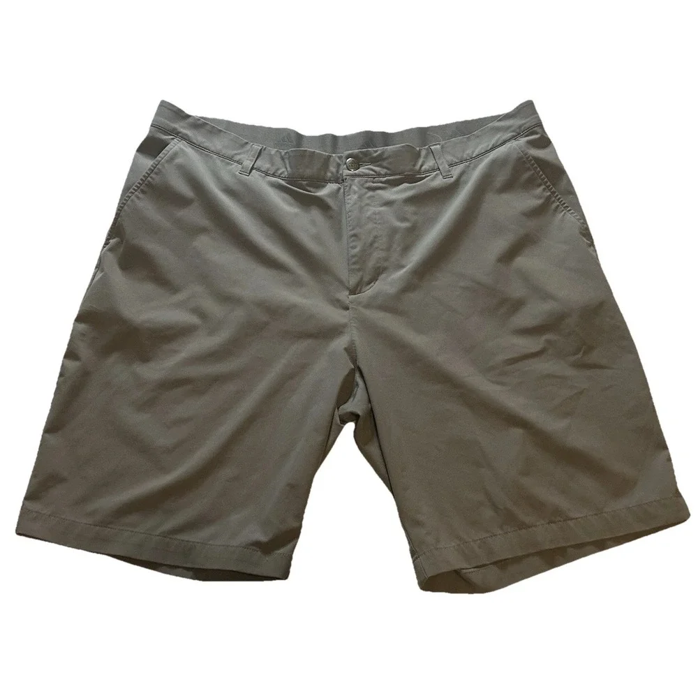 Adidas Men's Light Gray Mid Rise Golf Shorts Size 40 Primegreen  (9.5